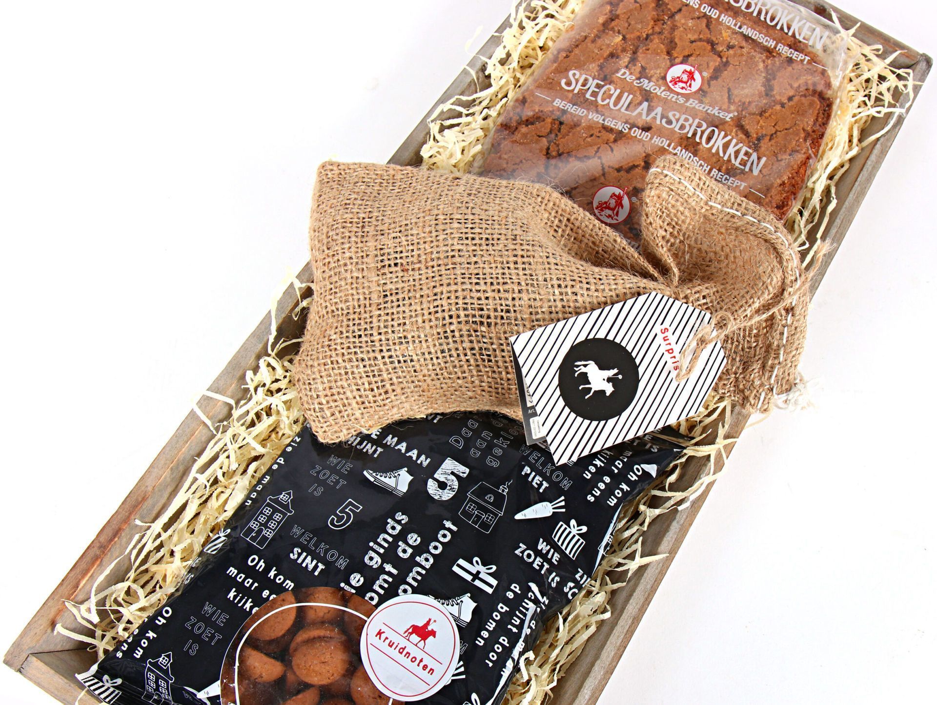 Jute sinterklaas zak gevuld - Afbeelding 5