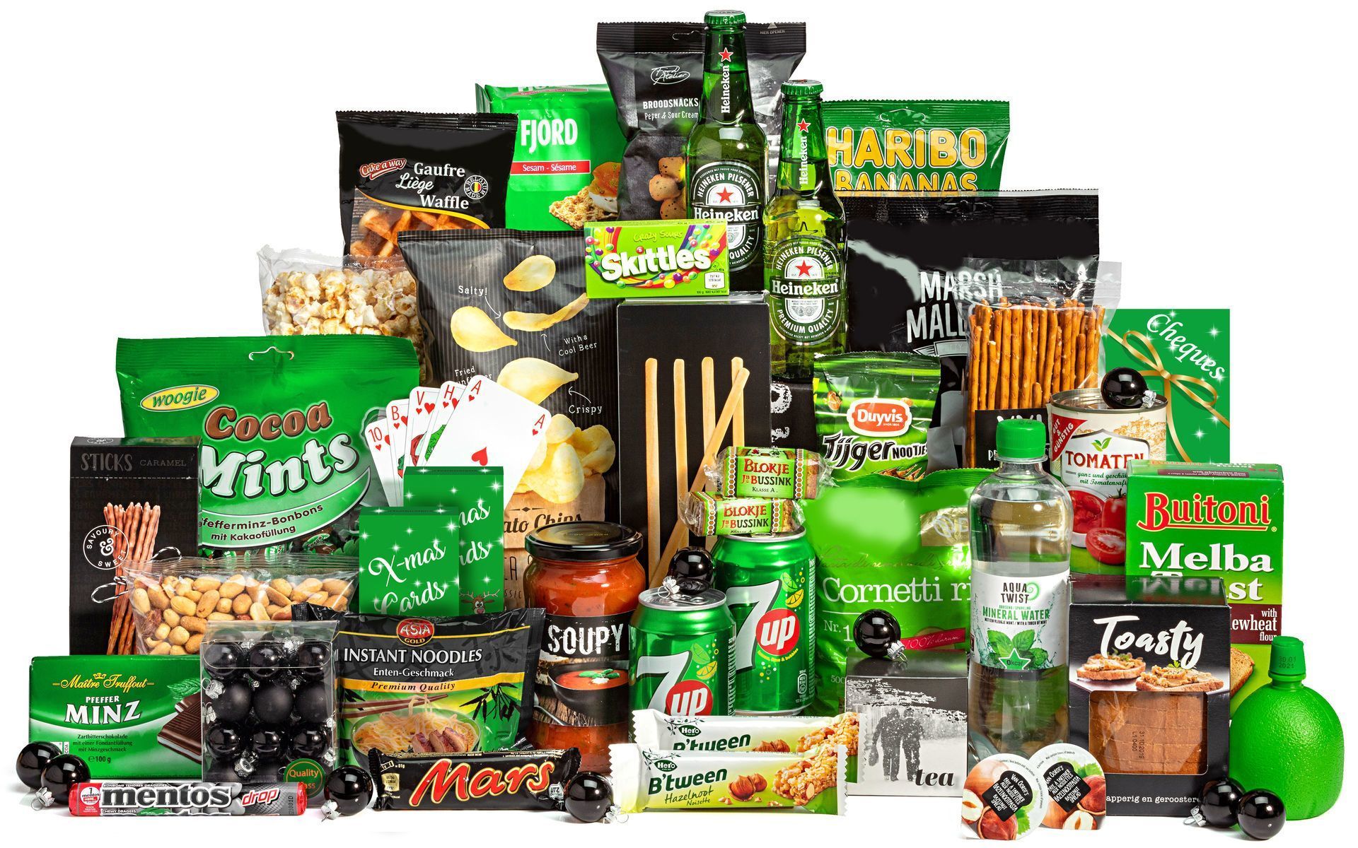 Verrassend in zwart groen