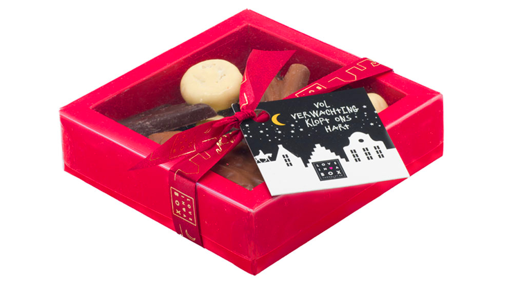 375 Rode Giftbox Sintmix, 125 Gr