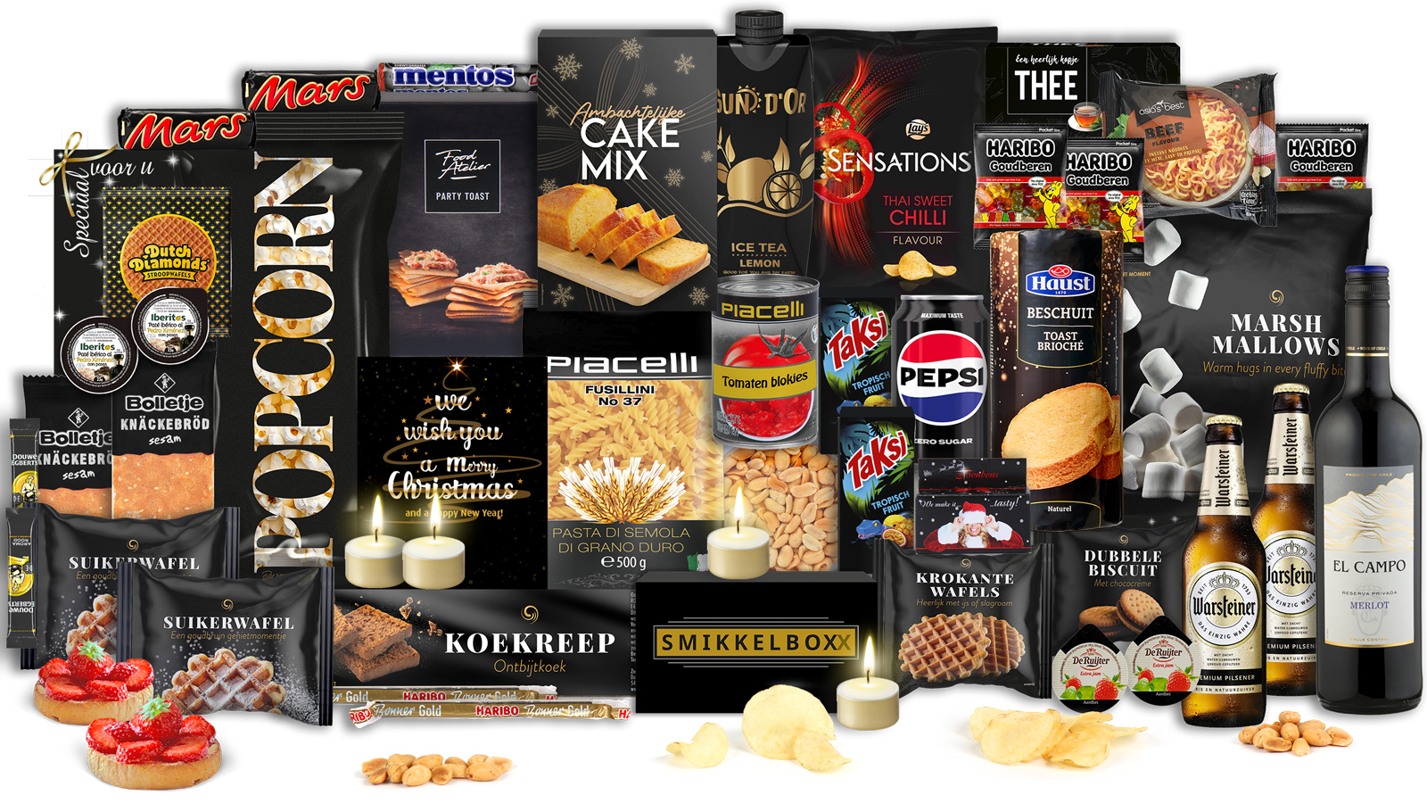 27 Zwart 40 - Zwarte schittering - kerstpakket