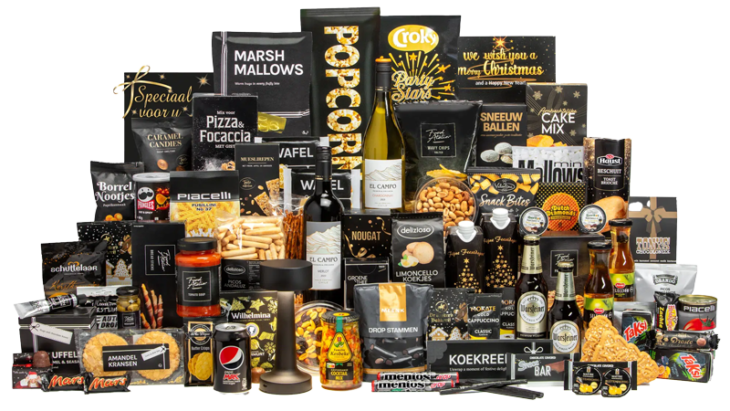 27 Zwart 100 Def Ukp 8556 Mega Zwarte Kerstverwennerij Kerstpakket