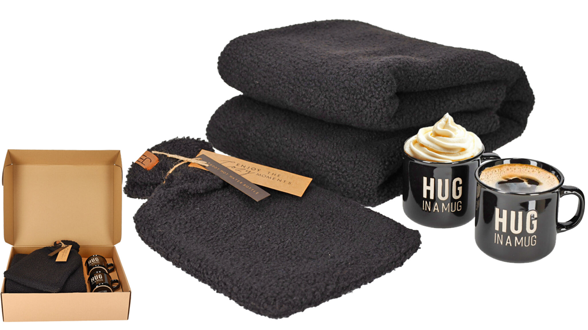 529 Jens Living Gift Set Cozy Zwart