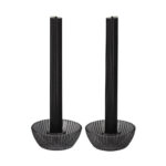 535 Jens Living Giftset Kandelaar En Kaars Zwart (1)