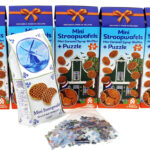 539 540 Mini Stroopwafels Met Puzzel Houten Holland Huis En Grachtenpand