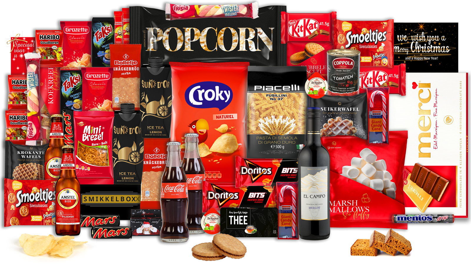 111 Zwart Rood 40 - Culinair genot - kerstpakket