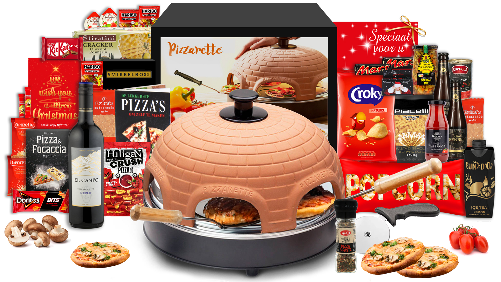 15 Merken 125 + Pizzarette - La Dolce Vita - kerstpakket