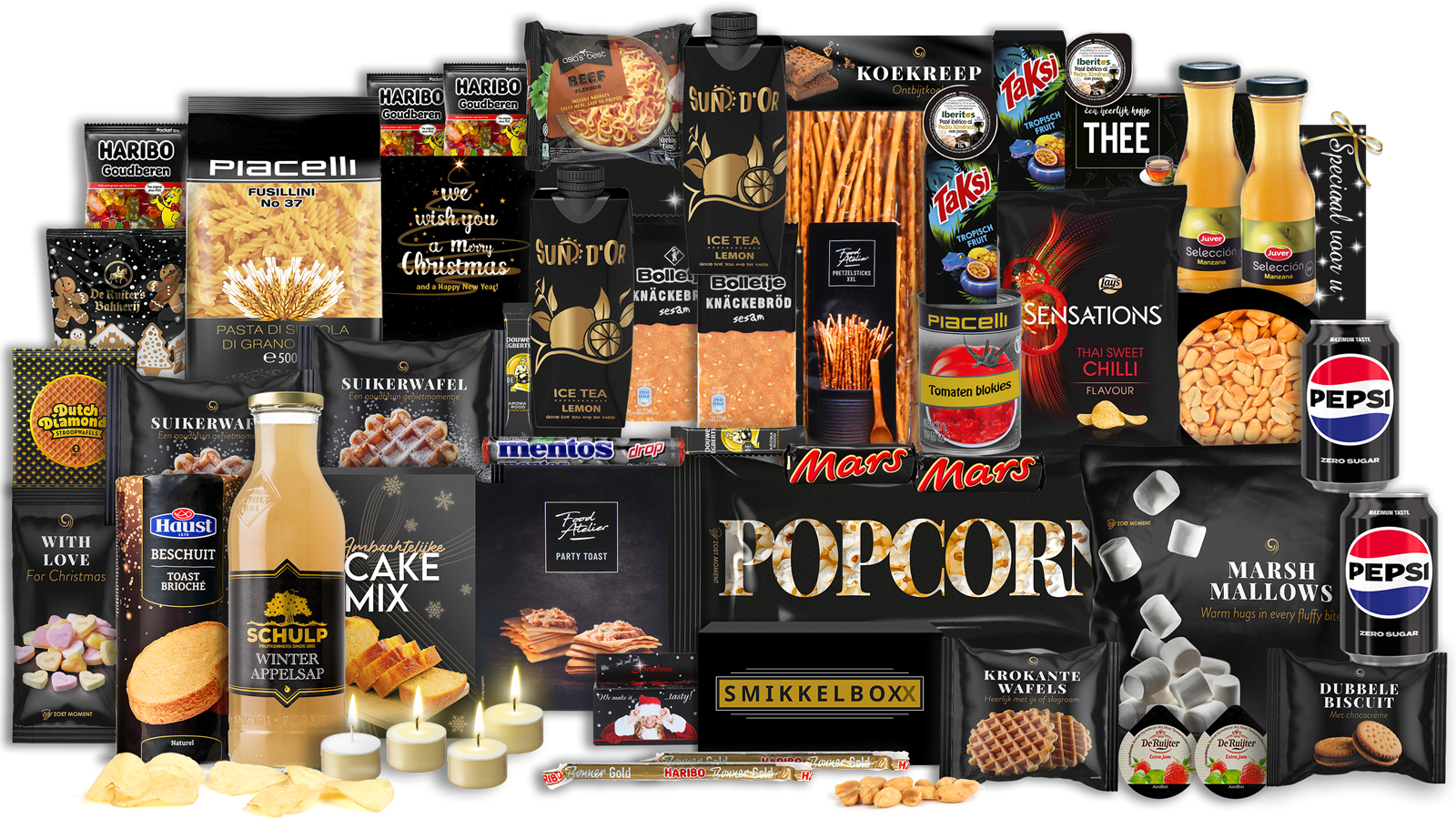 36 Zwart 45 Na - Lekker royaal - alcoholvrij kerstpakket