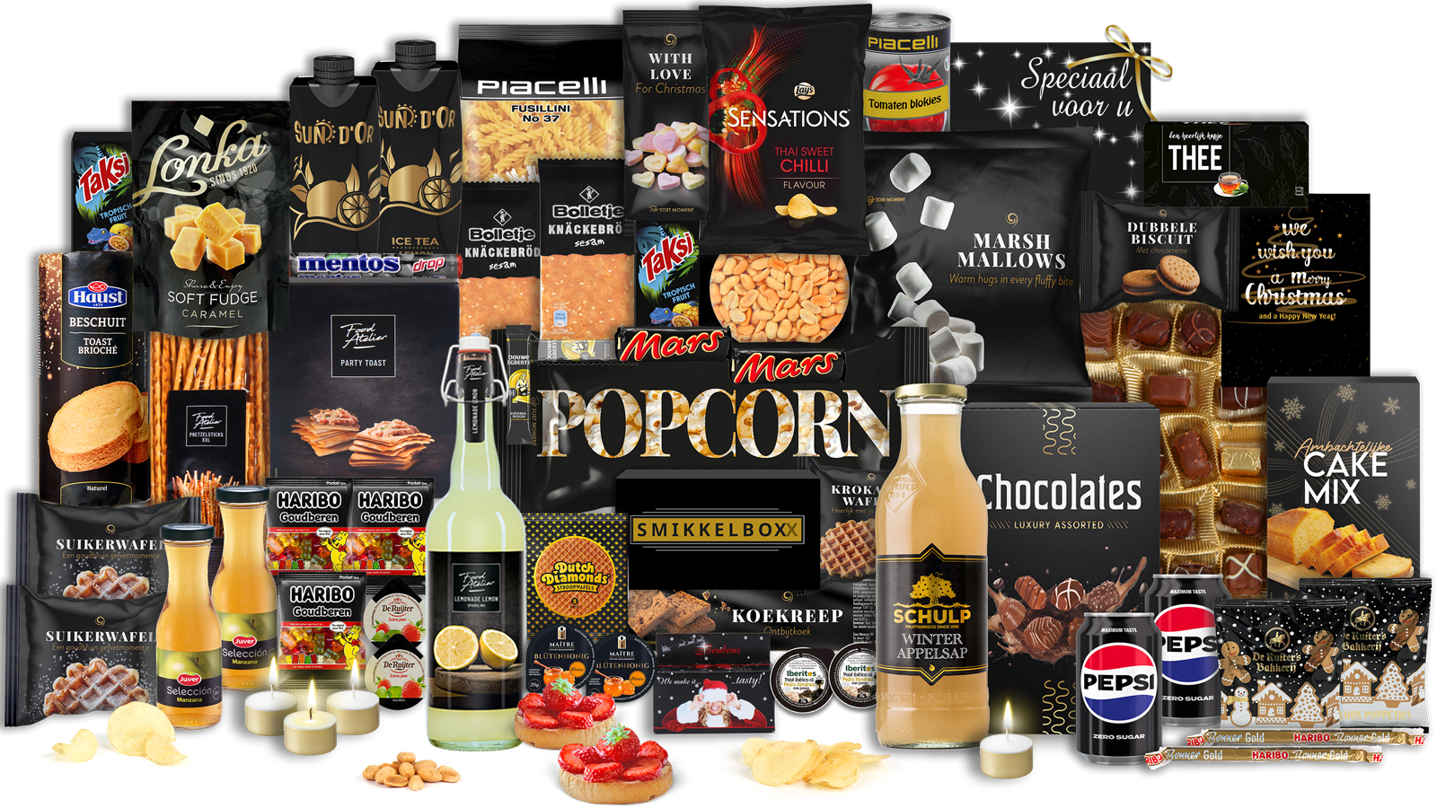 37 Zwart 55 Na - Overvol en lekker - alcoholvrij - kerstpakket