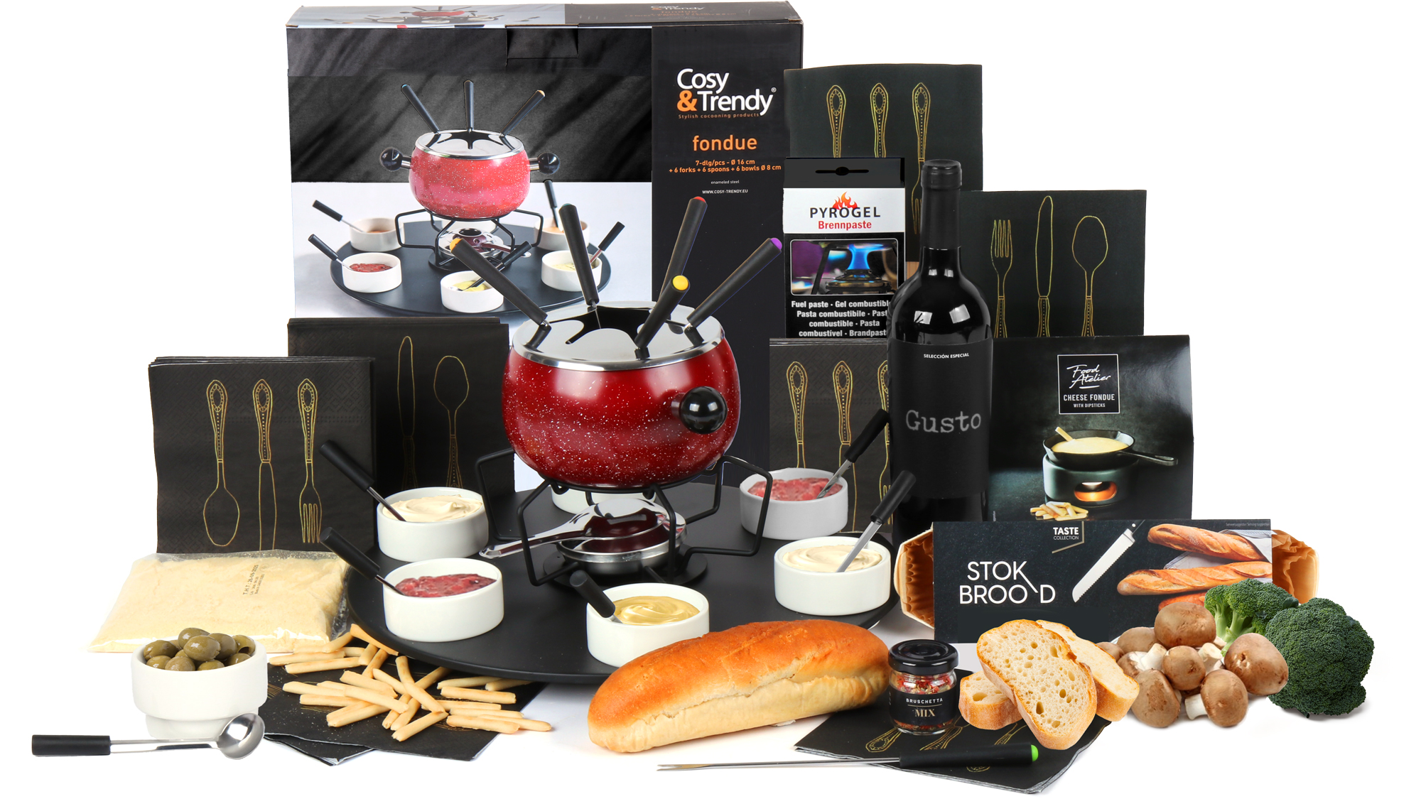 642 Kaas Fondue Deluxe Img 3524 -Fondue Deluxe - kerstpakket