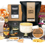 680 Hitster kerstpakket met fondueset, hapjes en Hertog Jan bier