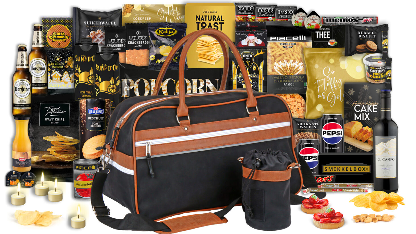 72 Zwart Goud Luxe Vintage Tas - Onze exclusieve Vintage Tas - kerstpakket