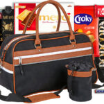 784 Zwart Rood 50 +tas Zwart - Heerlijk kerstpakket met onze eigen vintage tas - kerstpakket