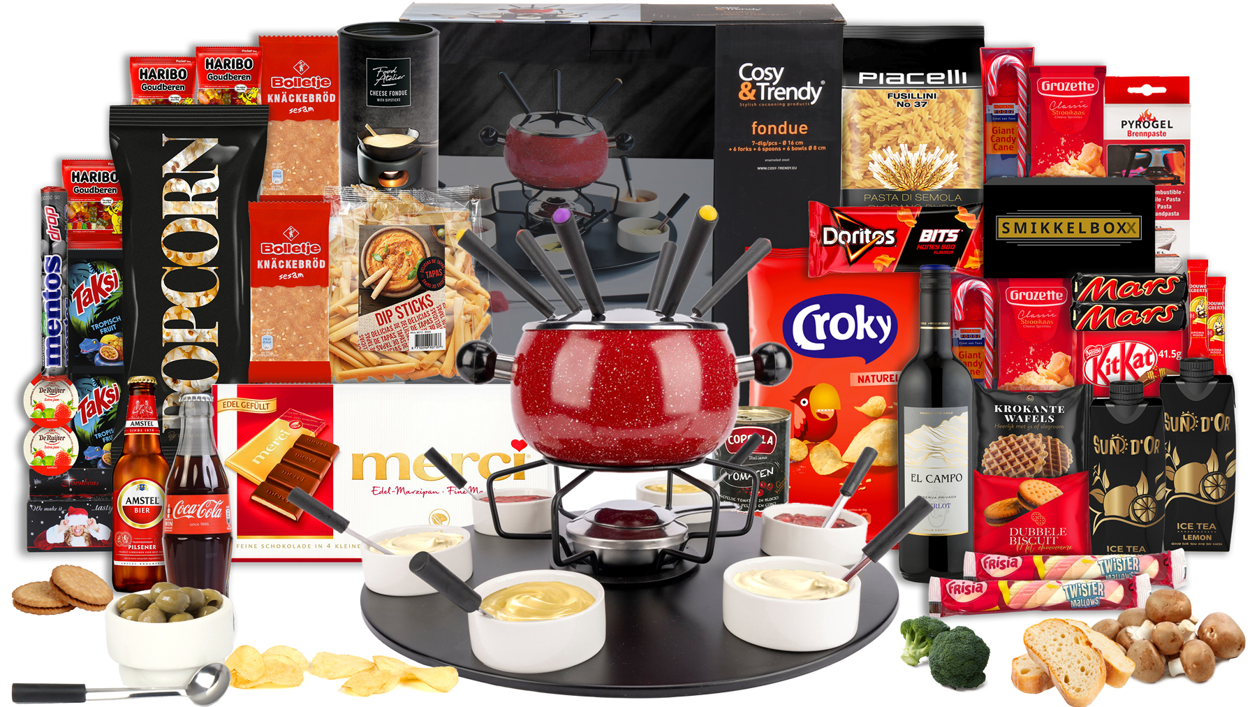 178 Zwart Rood Fondue 80