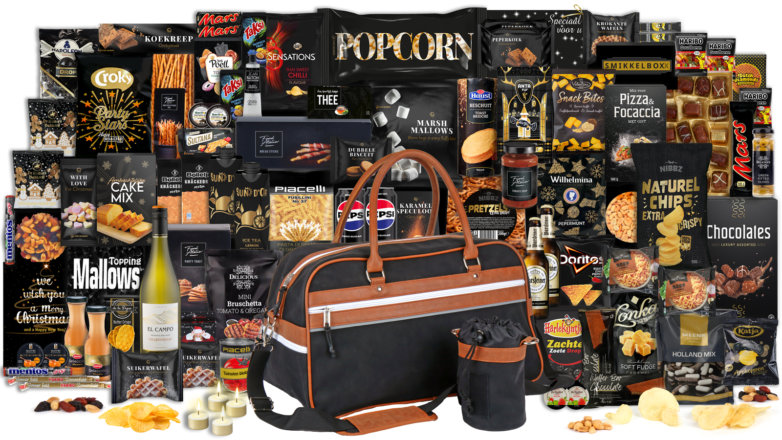 1074 Zwart 125 + Zwarte Tas