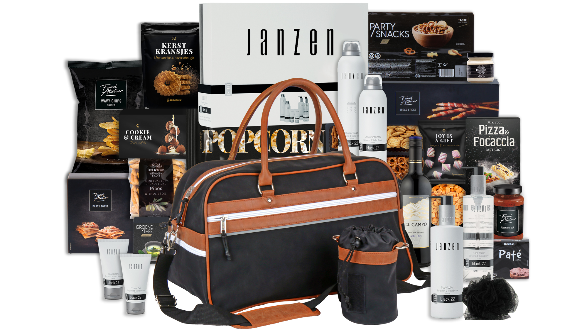 968 Janzen Black 22+vintage Tas