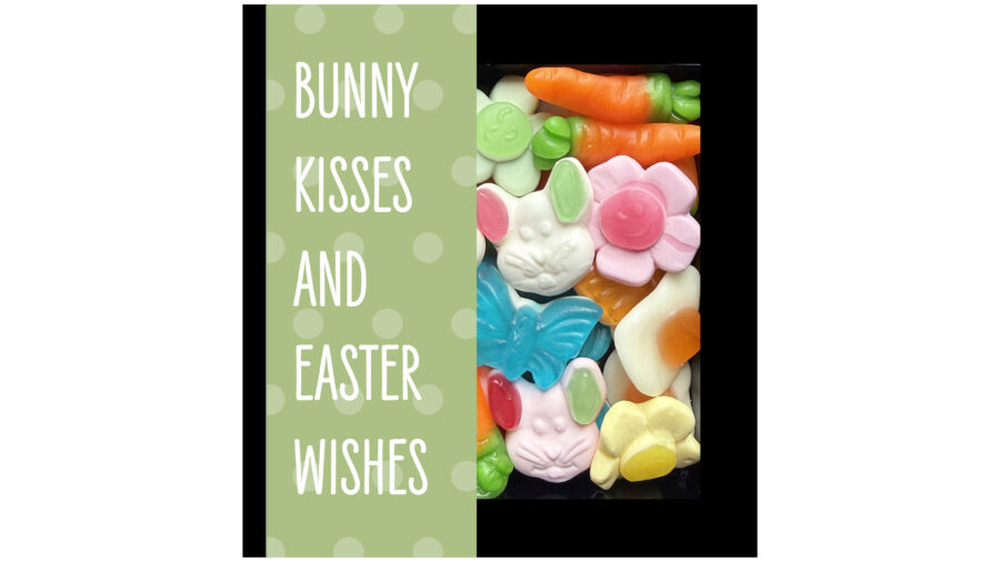 Bunny kisses and easter wishes