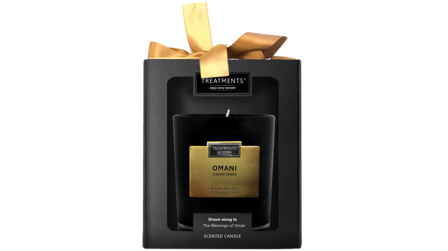 322 Treatments® Giftbox Scented Candle Omani