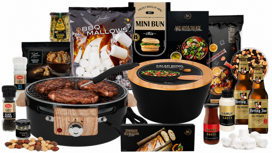 Norländer hybride BBQ - 345 Bbq Time - Luxe kerstpakket - voor het hele gezin