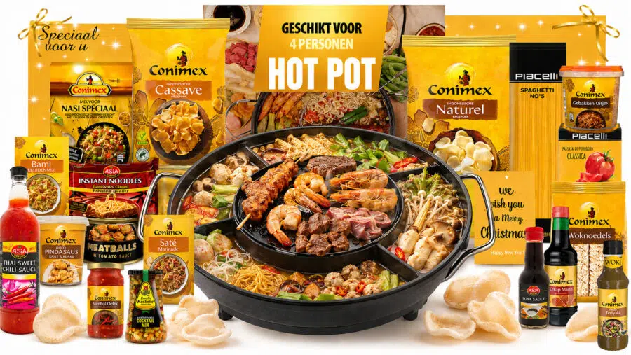 HIP, vernieuwend, nieuw, luxe kerstpakket 511 Hotpot Fun