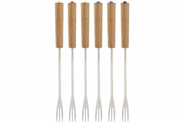Aspen Fondueset Ski Gietijzer Met 6 Vorkjes (3)