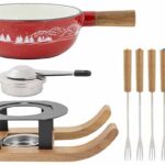 Aspen Fondueset Ski Gietijzer Met 6 Vorkjes (4)