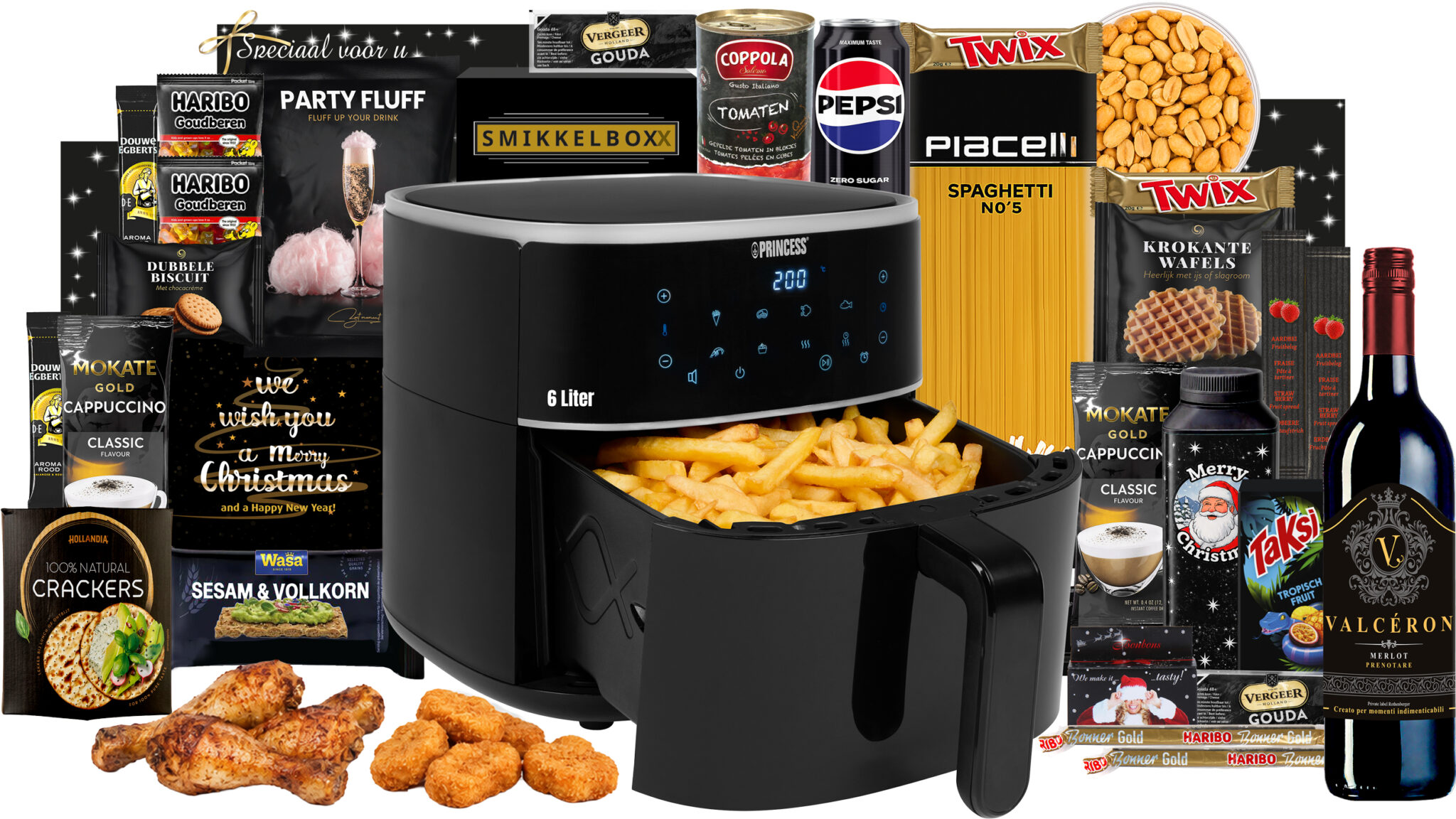 Airfryer onder de kerstboom